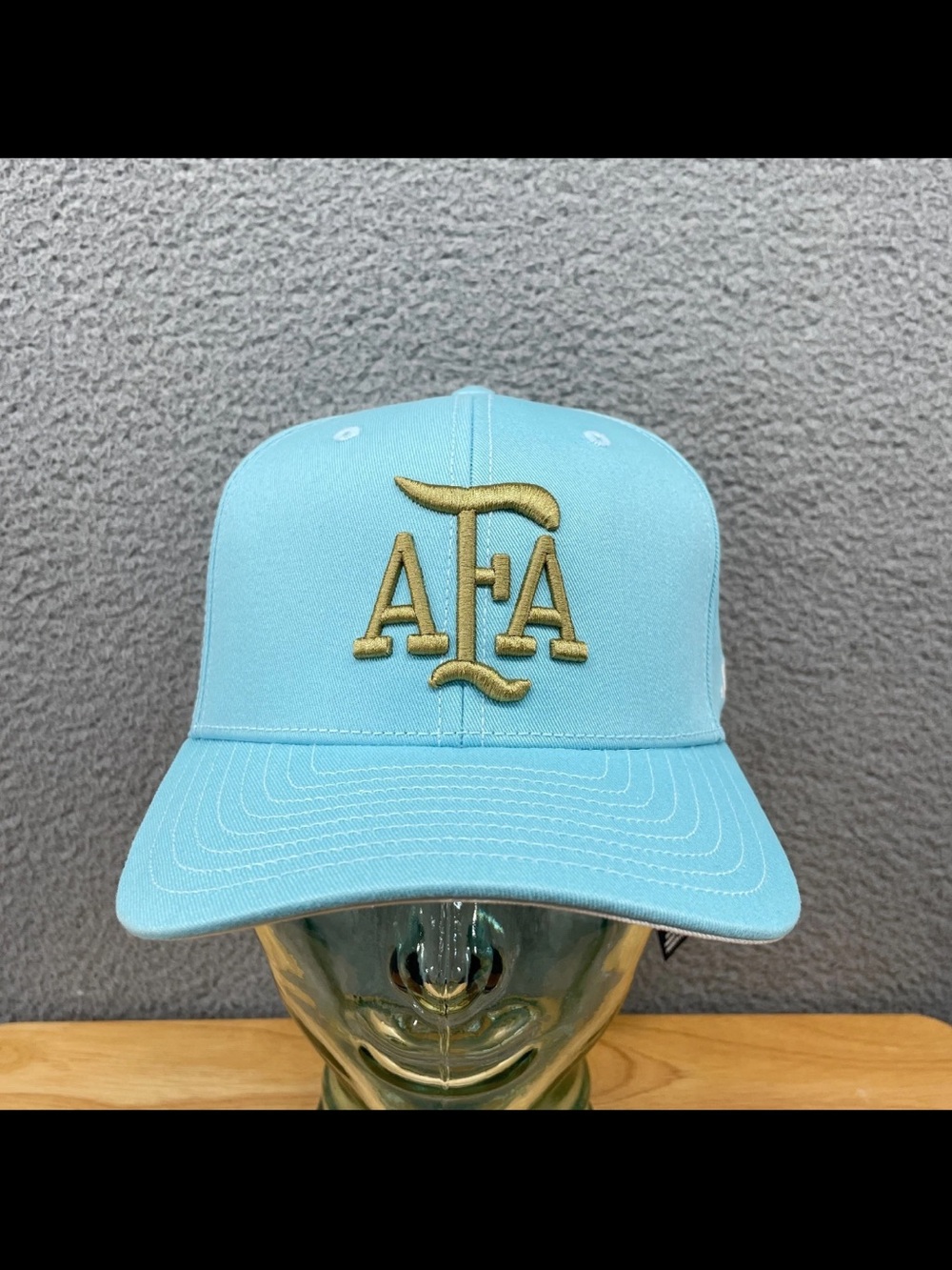 Adidas Argentina National Team 26 Hat Cap Snapback Icy Blue Adjustable OS KE1380